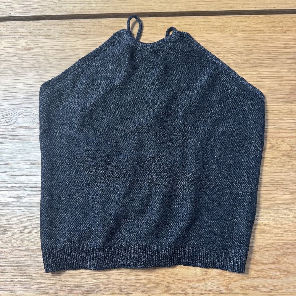 NEW Women's Black Sweater Tank Top - Size Medium
